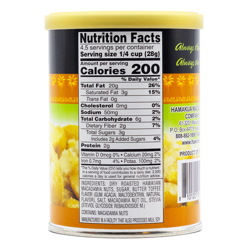 Butter Toffee Macadamia Nuts