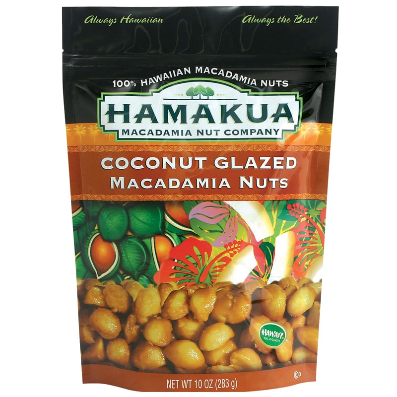 Coconut Glazed Macadamia Nuts