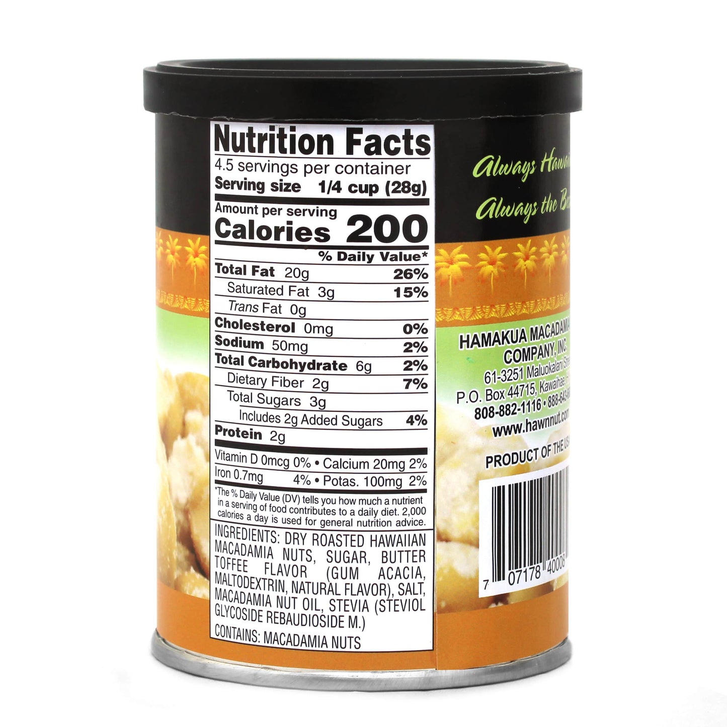 Butter Toffee Macadamia Nuts