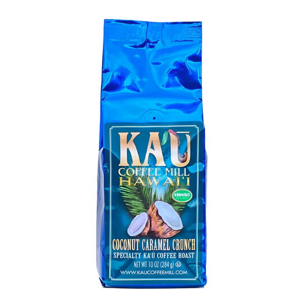 Coconut Caramel Crunch Flavored Hawaiʻi-Grown Coffee – Kaʻū Coffee