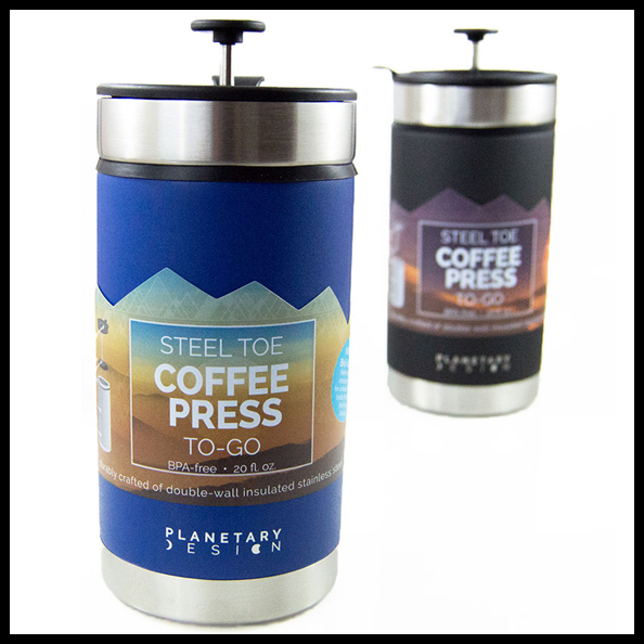 Two travel presses