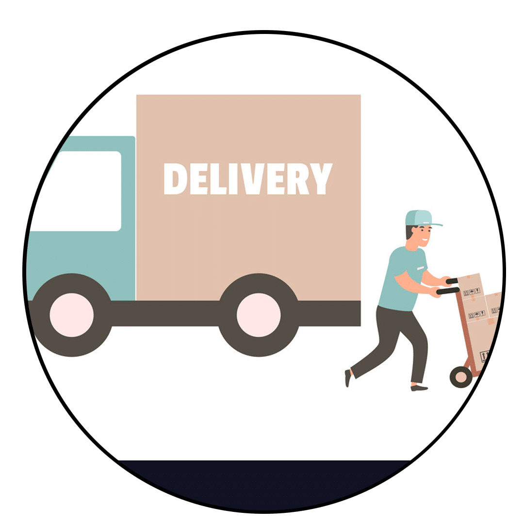 Delivery stock photo
